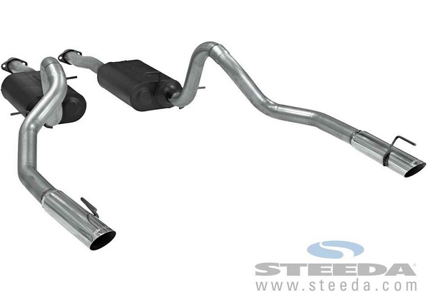 Mustang 2 Chamber Cat-Back Exhaust (99-04 GT)